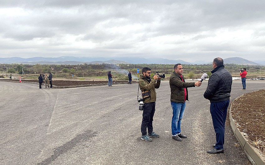 Füzuli və Xocavəndə media-tur təşkil edilib